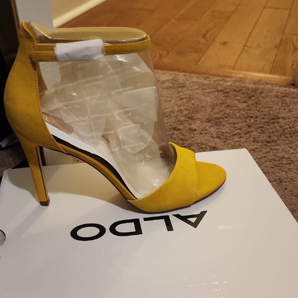 Aldo Vibrant Yellow Heels
